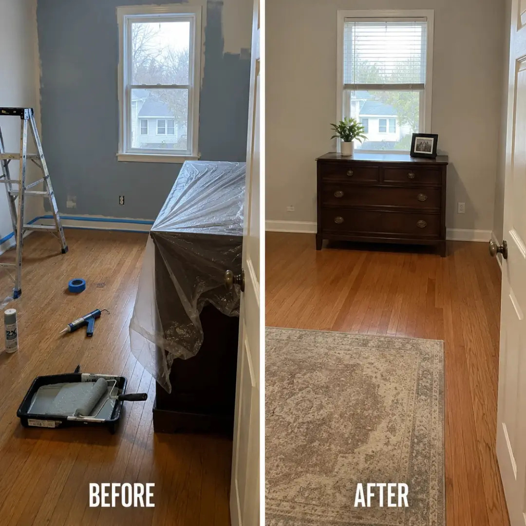 Interior refinishing project near Skokie IL