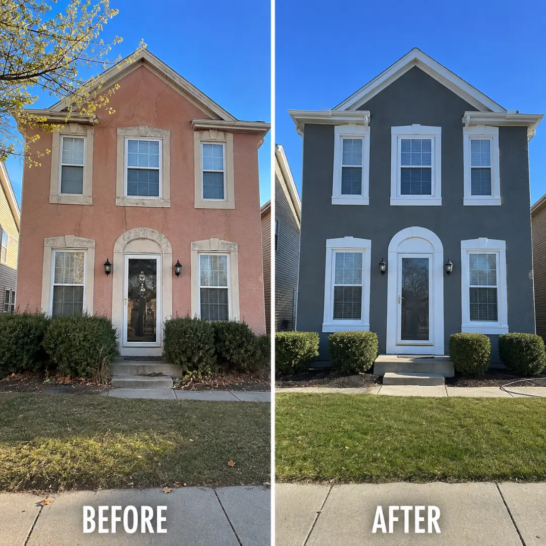 Exterior painting project completed near Skokie IL